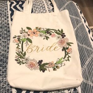 Bride tote bag
